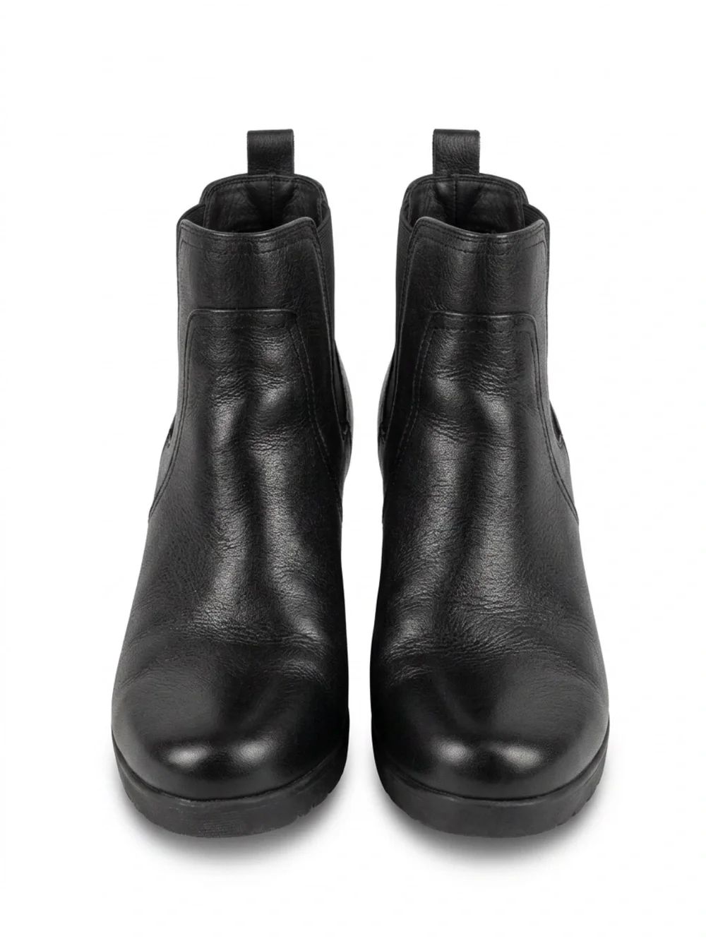 G.H. Bass & Co. Black Leather Chelsea Ankle Boots